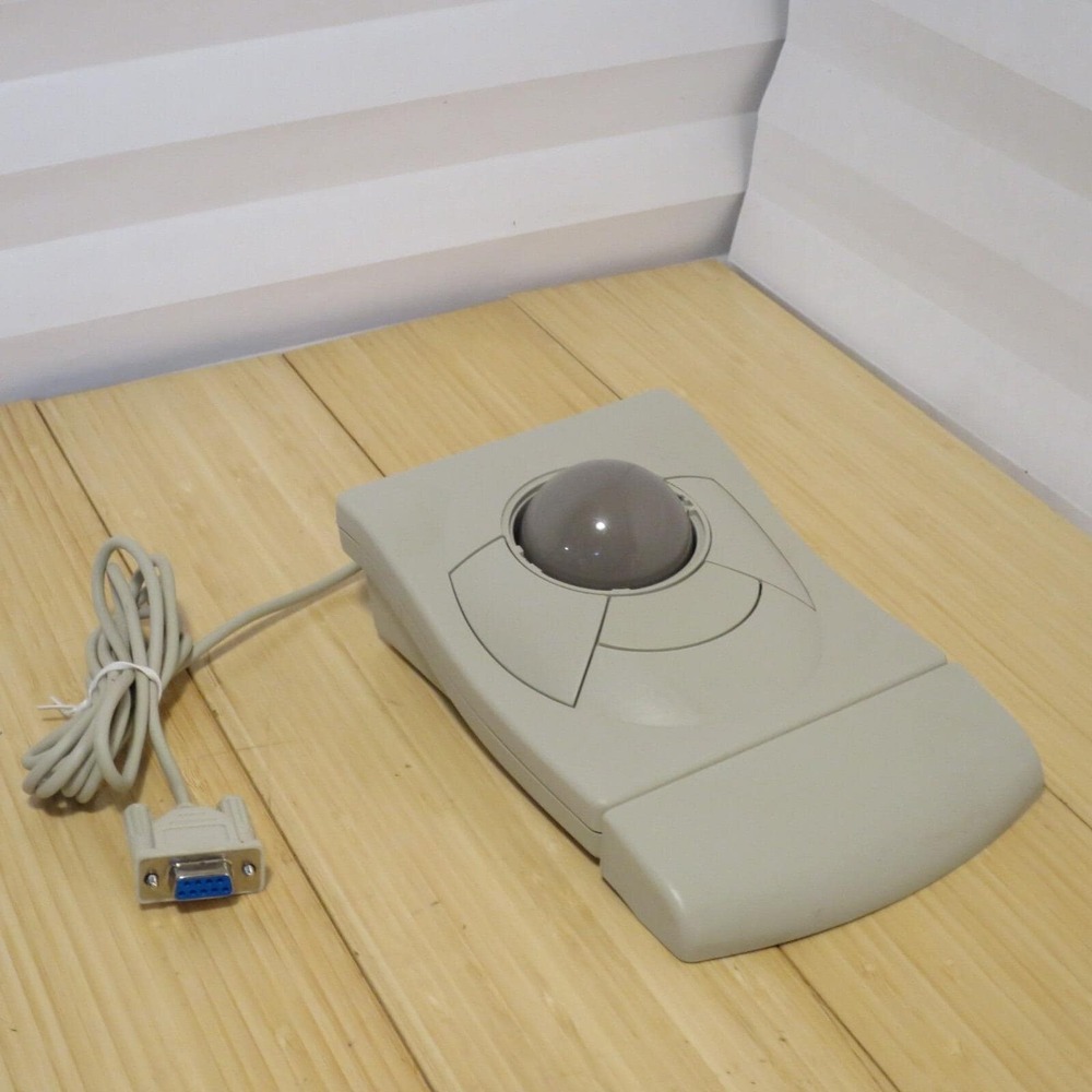 Vintage DRTRACK Trackball Roller Ball Mouse with 3‎ Buttons - Tested - See Notes